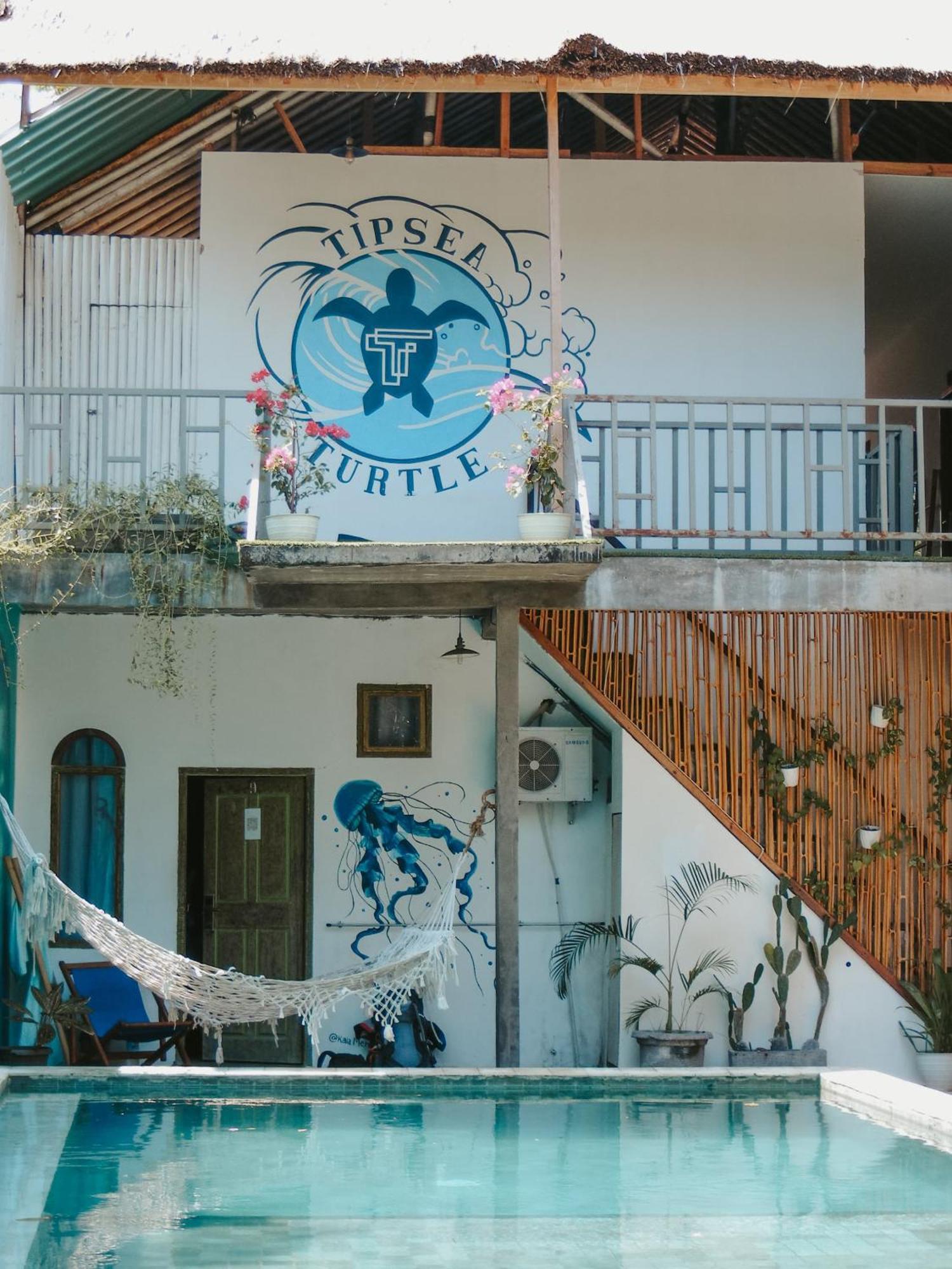 Hotel Tipsea Turtle Gili Air Exterior foto